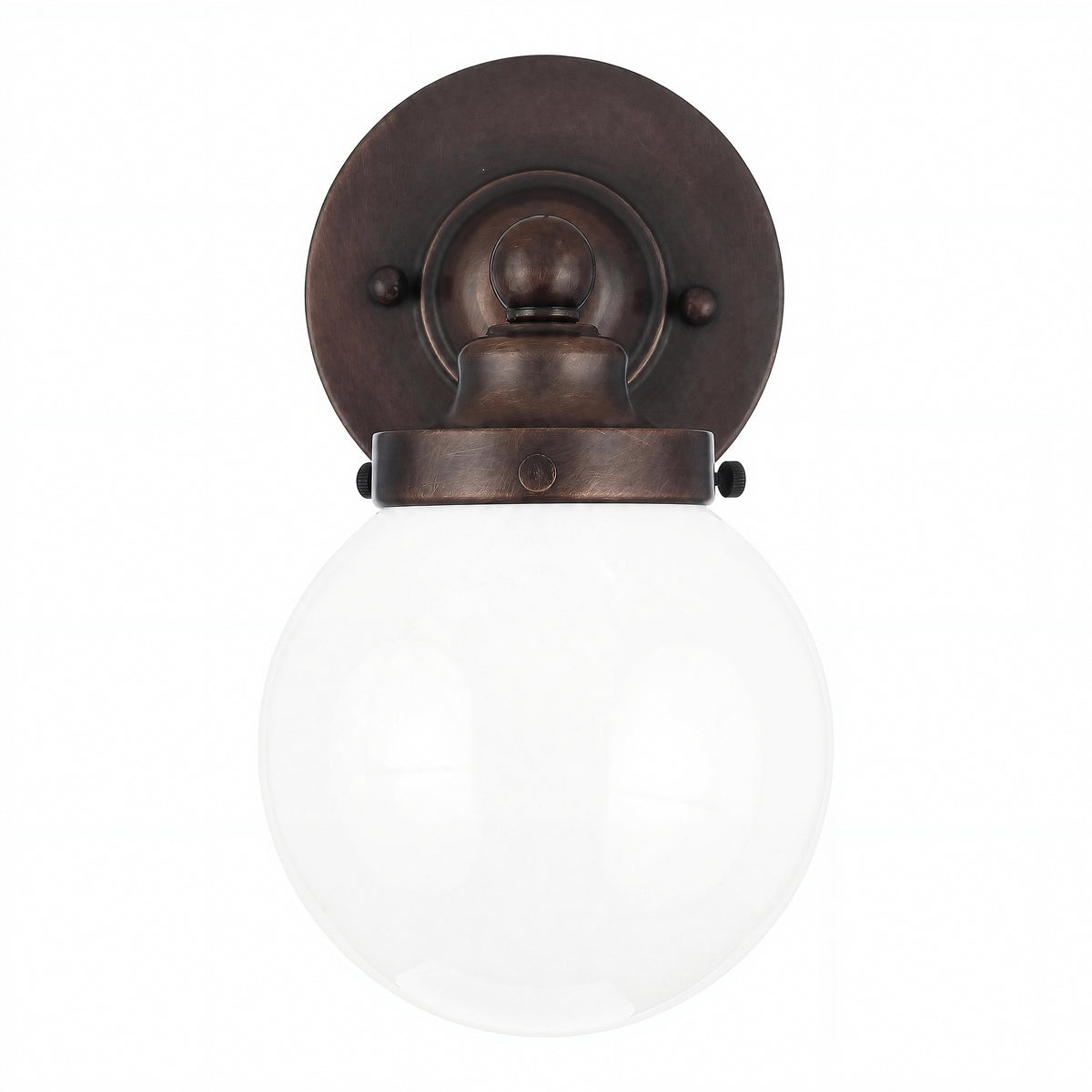 Weston 1 Light Wall Light, Antique Brass