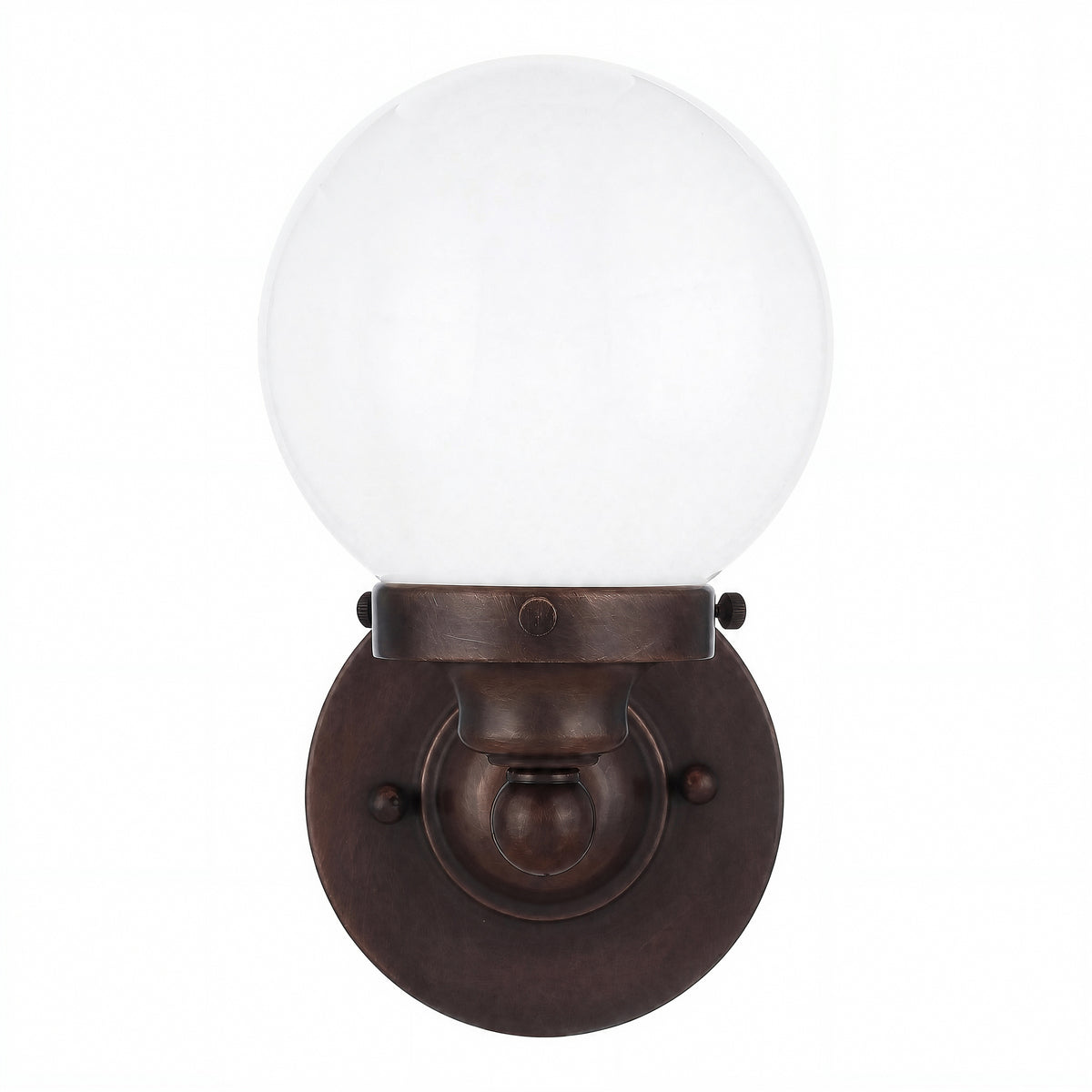 Weston 1 Light Wall Light, Antique Brass