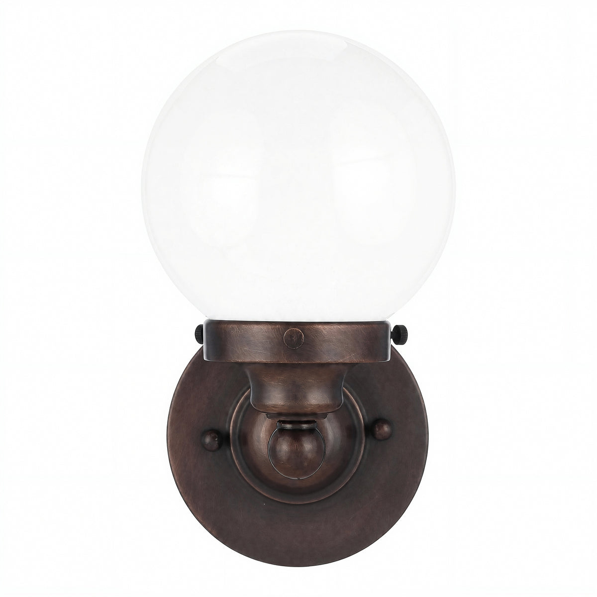 Weston 1 Light Wall Light, Antique Brass