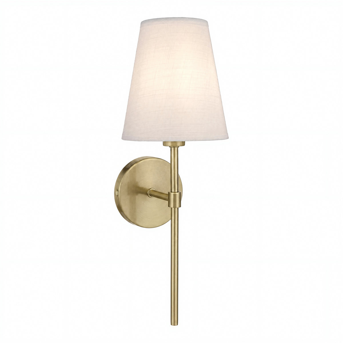 Stirling Wall Light, Satin Brass