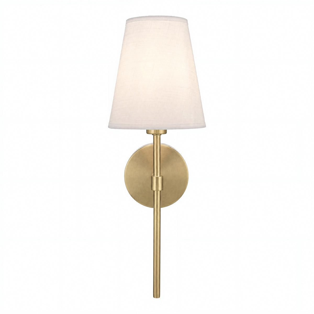 Stirling Wall Light, Satin Brass
