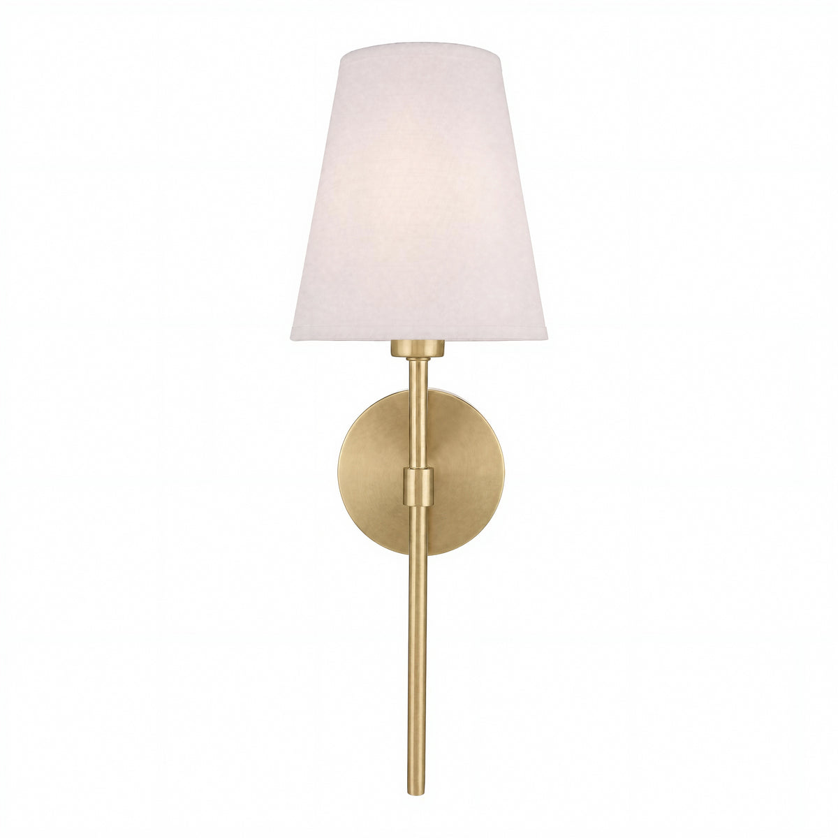 Stirling Wall Light, Satin Brass