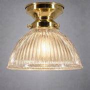 Claredon 6'' Clear Batten Fix, Polished Brass