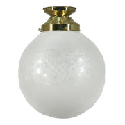 Sheffield 10" Batten Fix, Polished Brass