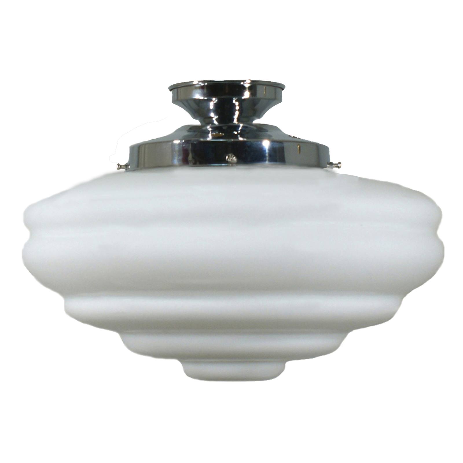 Premier 8'' Opal Matte Batten Fix, Polished Brass