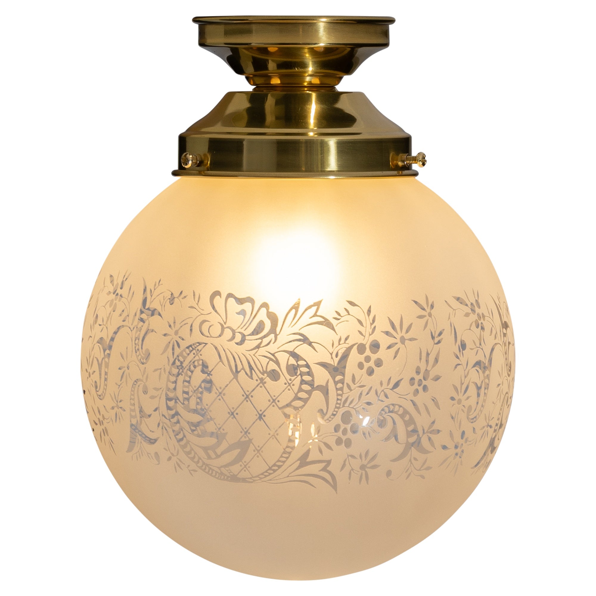 Sheffield 8'' Batten Fix, Polished Brass