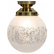 Sheffield 8'' Batten Fix, Polished Brass