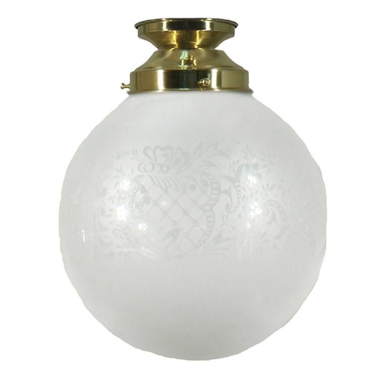 Sheffield 8'' Batten Fix, Polished Brass