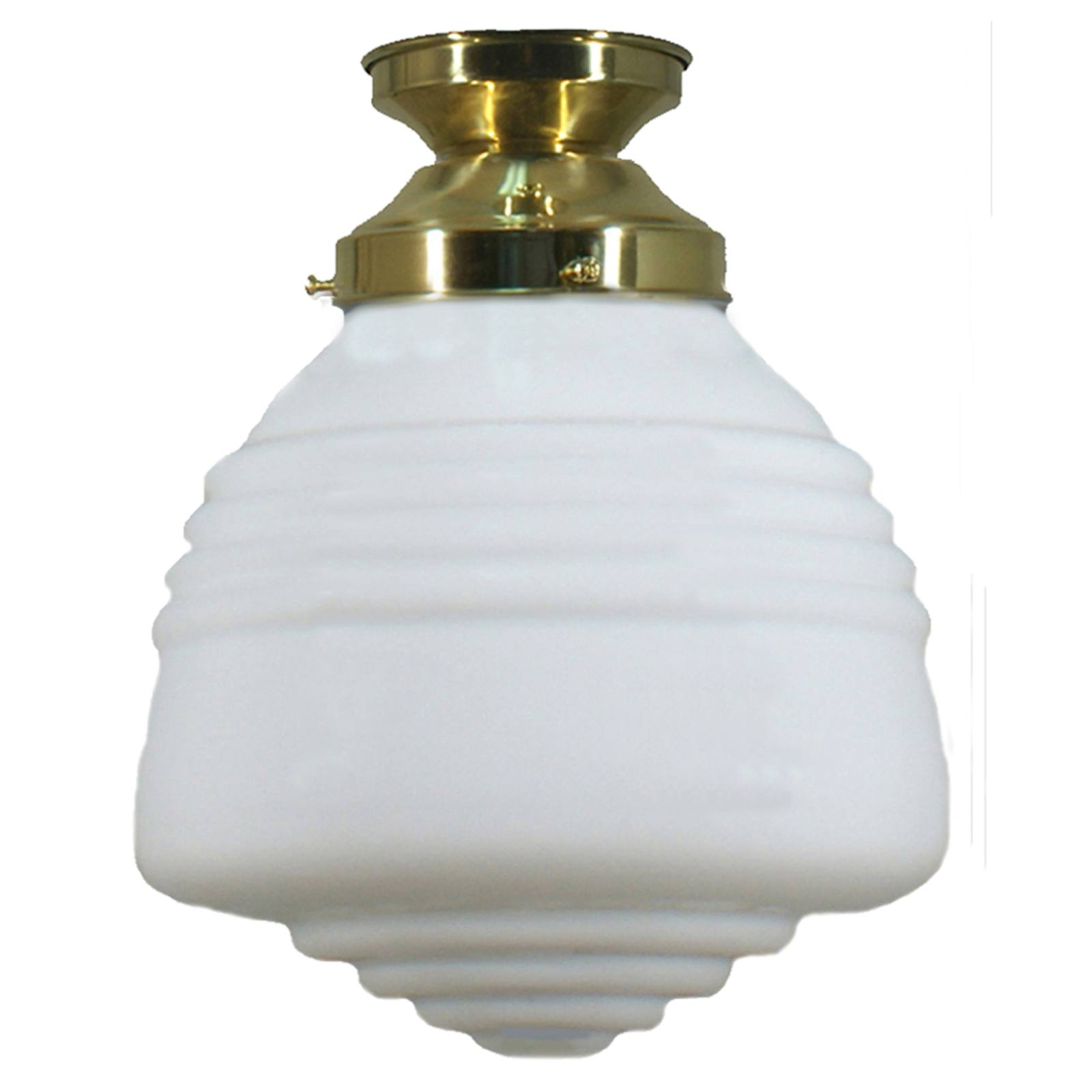 Domec Opal Matte Batten Fix, Polished Brass