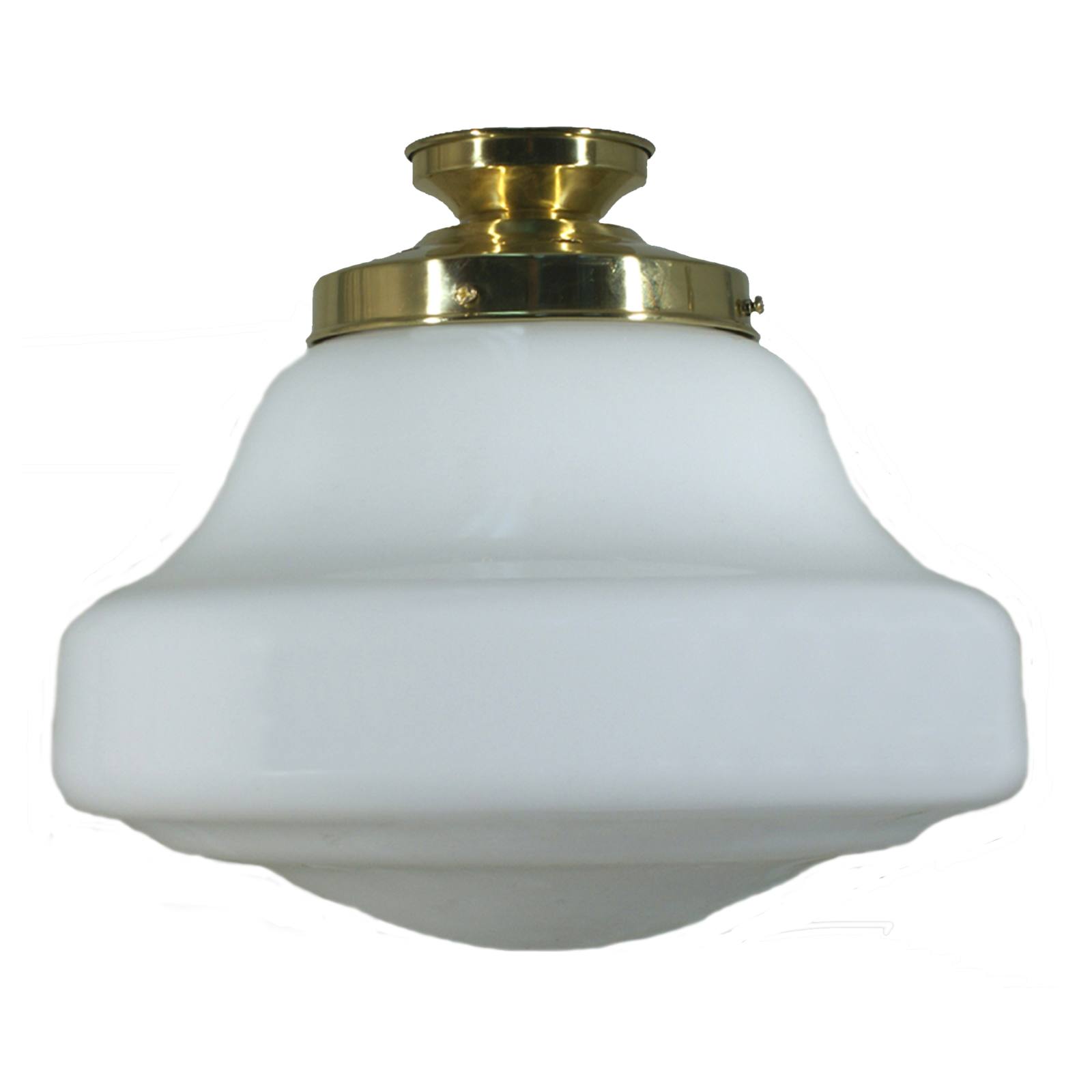 Lincoln Opal Matte Batten Fix, Polished Brass