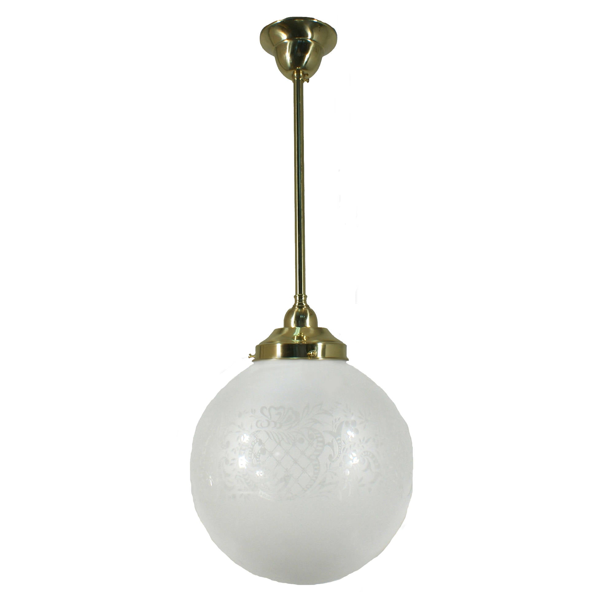Sheffield 10'' on Rod Set 1/2'' x 1/2m, Polished Brass