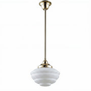 Cannes Opal Matte on Rod Set 1/2'' x 1/2m, Polished Brass