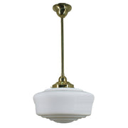 Moulins Opal Matte on Rod Set 1/2'' x 1/2m, Polished Brass