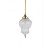 Cambridge Large 3/4" x 1/2m Rod Pendant, Polished Brass
