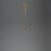 Rod Set 1/2" x 1/2 m, Polished Brass