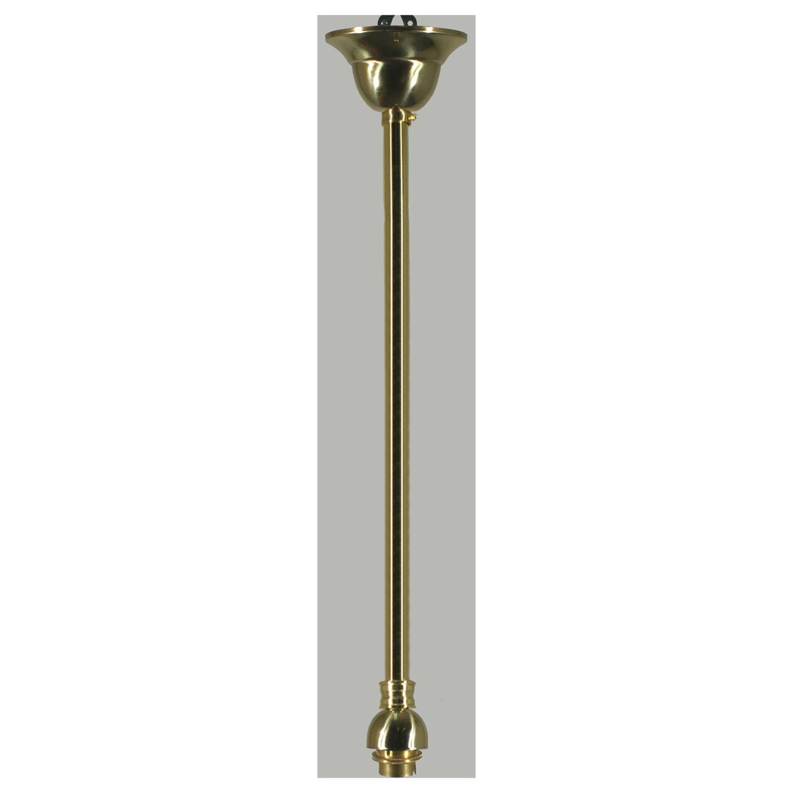 Rod Set 3/4" x 1m (2pc), Polished Brass