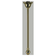 Rod Set 3/4" x 1m (2pc), Polished Brass