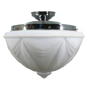 Empire 14'' Opal Matte Batten Fix, Chrome