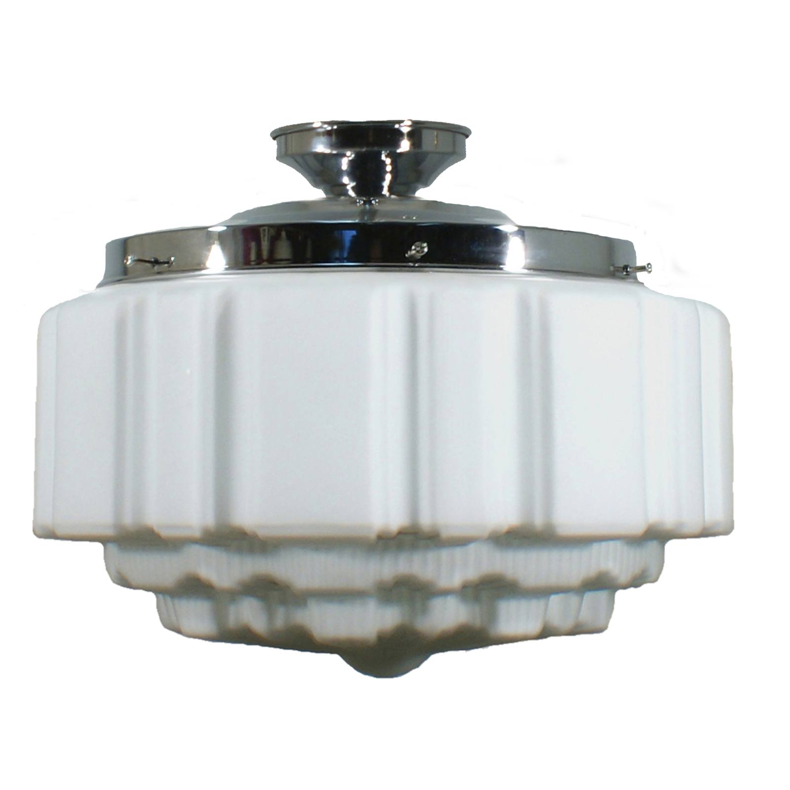 St Kilda 14'' Opal Matte Batten Fix, Chrome