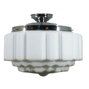 St Kilda 14'' Opal Matte Batten Fix, Chrome