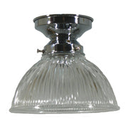 Claredon 6'' Clear Batten Fix, Chrome