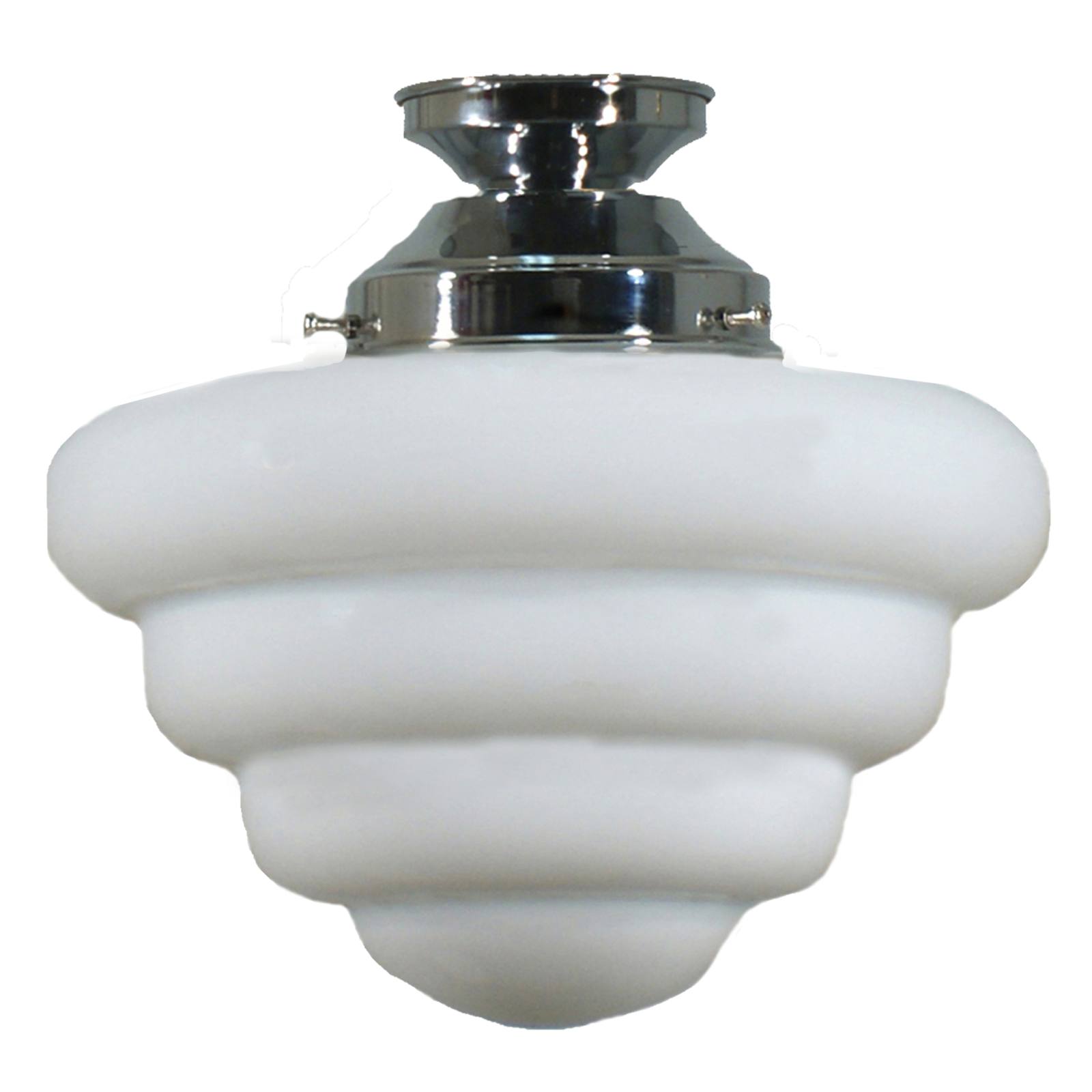 Beehive Opal Matte Batten Fix, Chrome