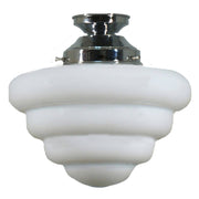 Beehive Opal Matte Batten Fix, Chrome