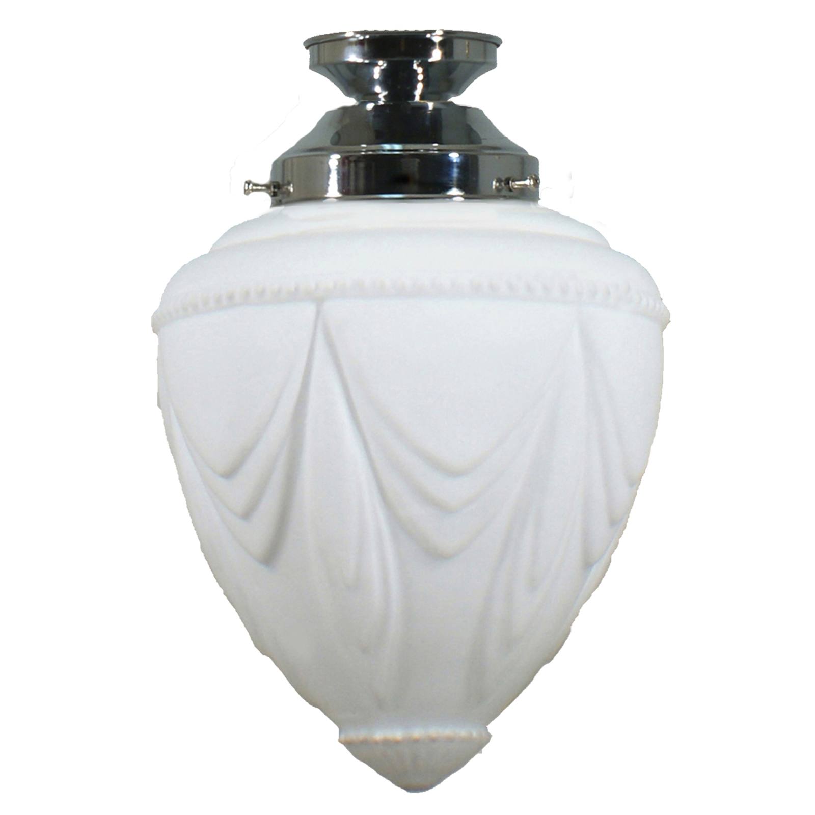 Empire 8'' Opal Matte Batten Fix, Chrome