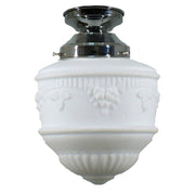 Senator 8'' Opal Matte Batten Fix, Chrome