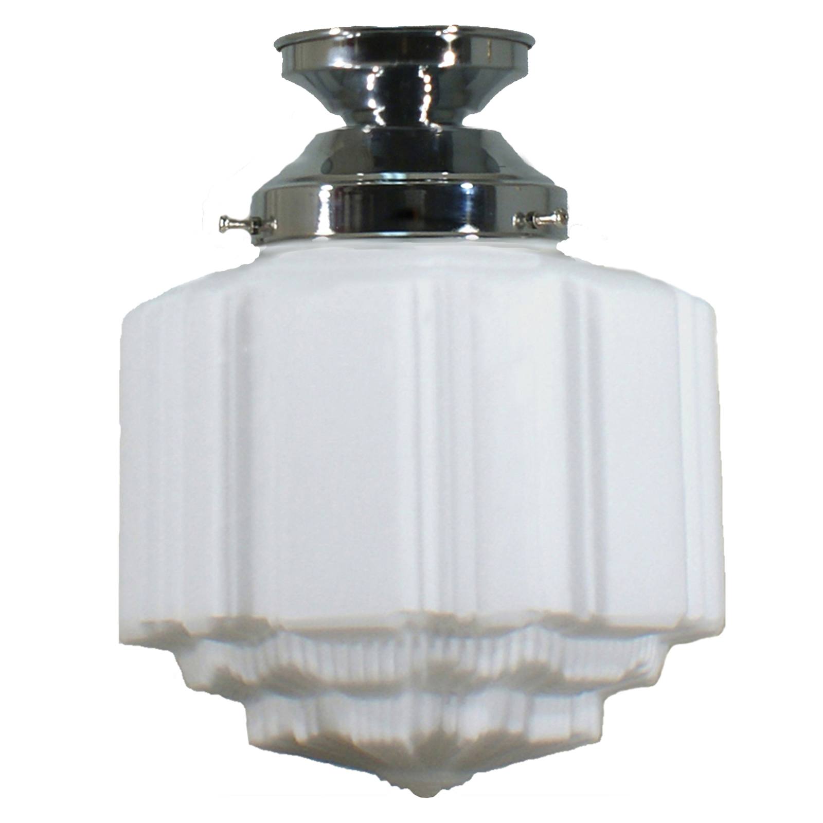 St Kilda 8'' Opal Matte Batten Fix, Chrome