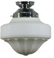 Derby 9'' Opal Matte Batten Fix, Chrome