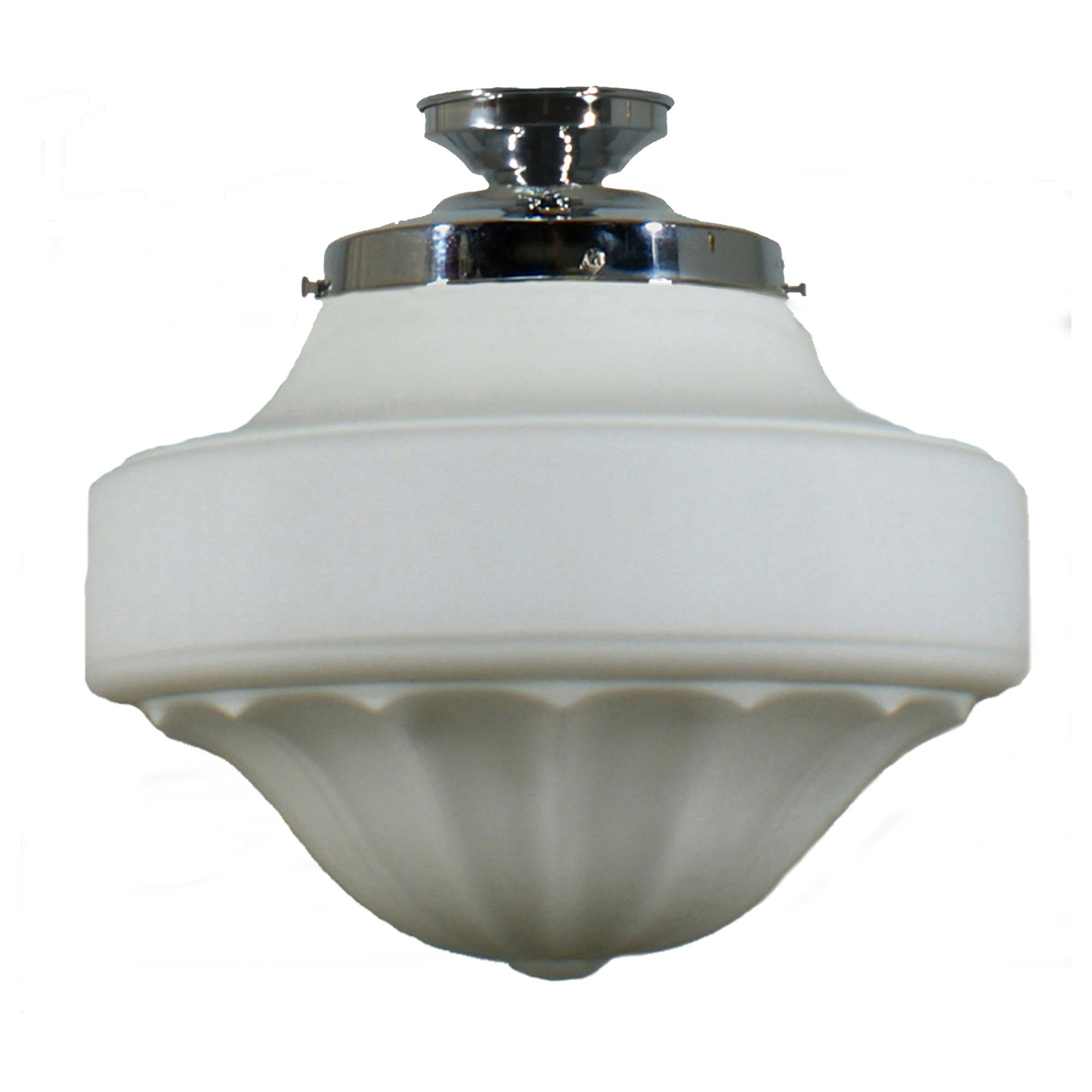 Derby 13'' Opal Matte Batten Fix, Chrome