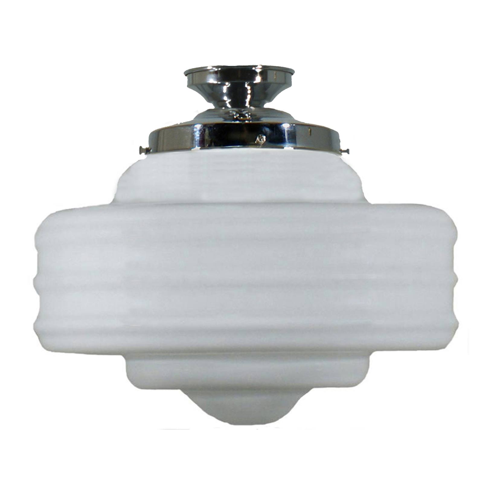 Detroit 14'' Opal Matte Batten Fix, Chrome