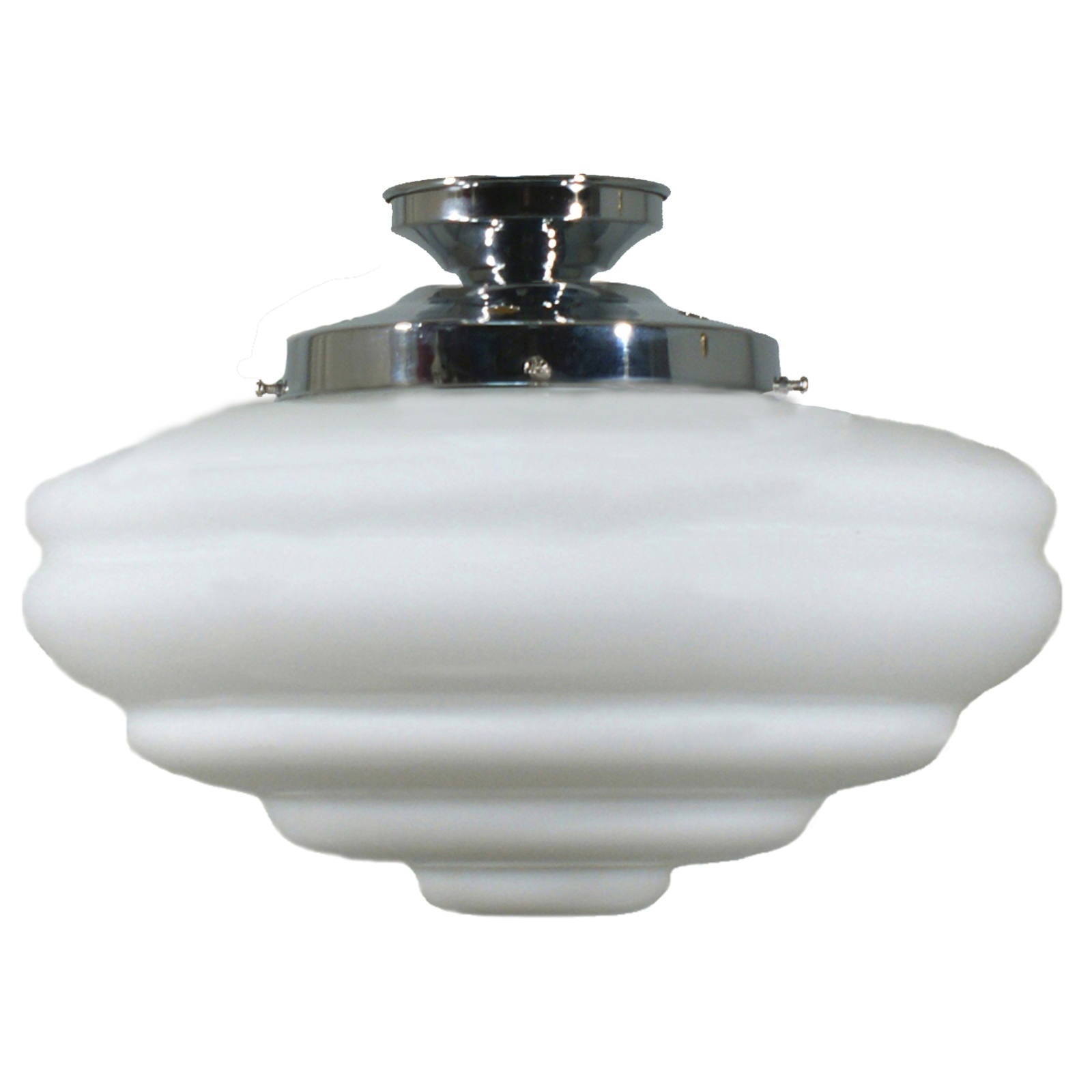 Chateau Opal Matte Batten Fix, Chrome