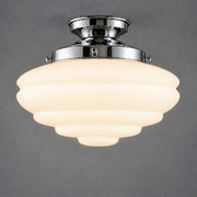 Chateau Opal Matte Batten Fix, Chrome
