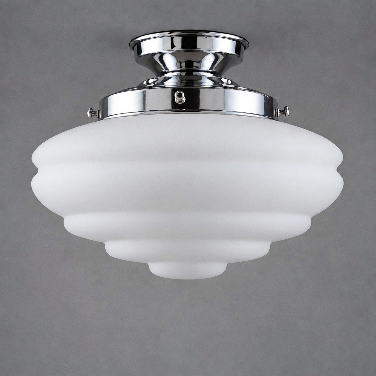 Chateau Opal Matte Batten Fix, Chrome