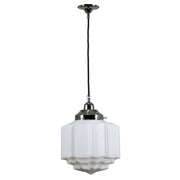 St Kilda 8'' On Cloth Cord Suspension, Chrome