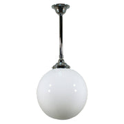Sphere 12'' Opal Gloss on Rod Set 3/4'' x 1/2m, Chrome