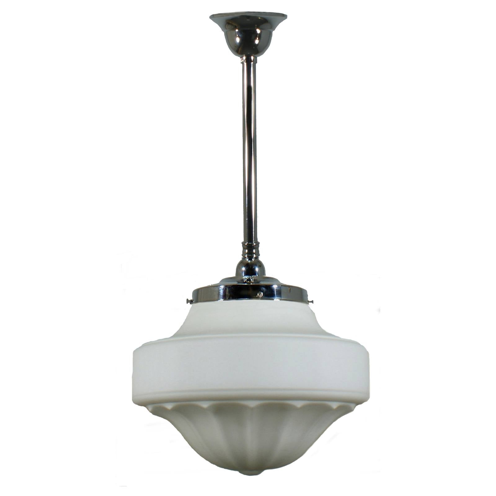 Derby 13'' Opal Matte on Rod Set 3/4'' x 1/2m, Chrome