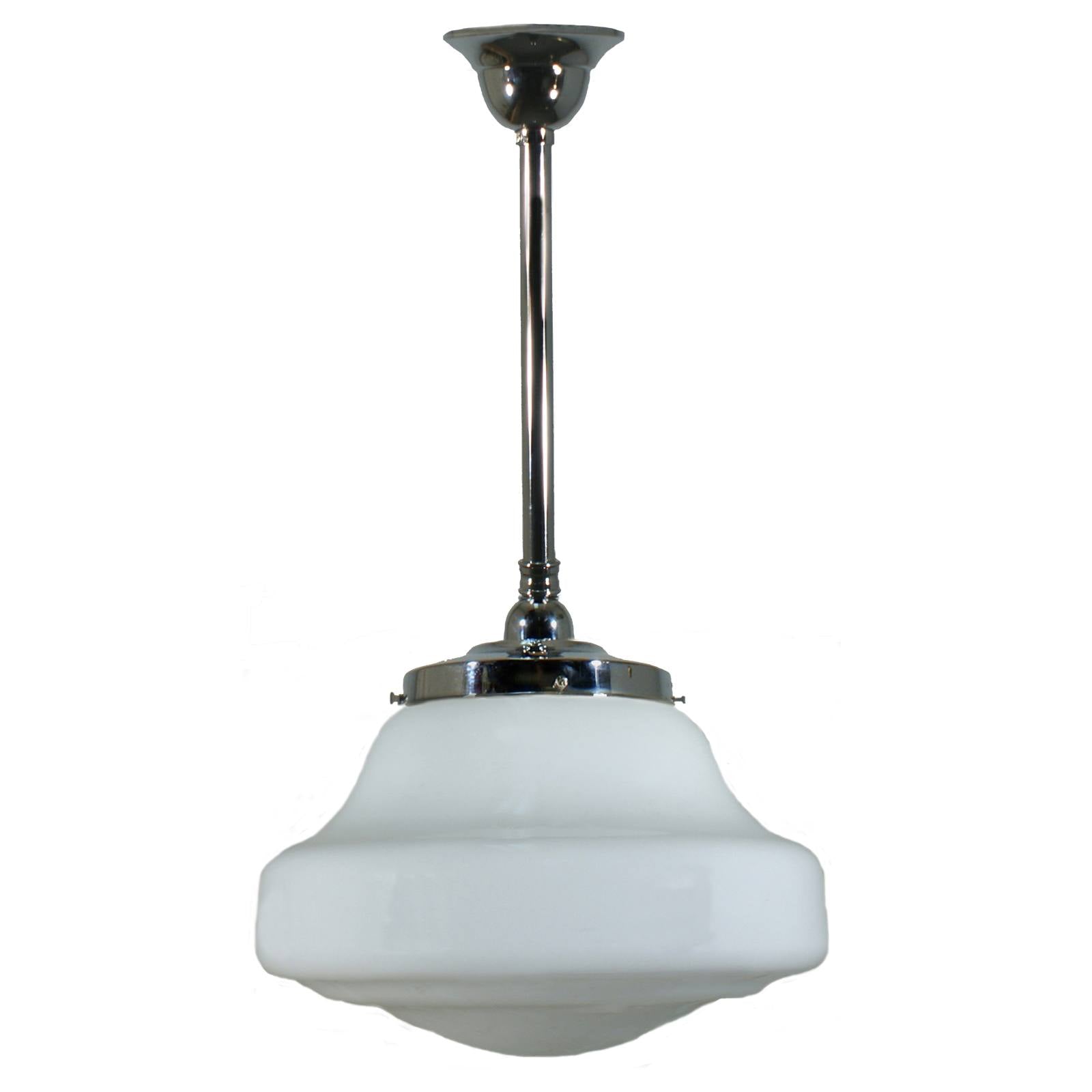 Lincoln Opal Matte on Rod Set 3/4'' x 1/2m, Chrome