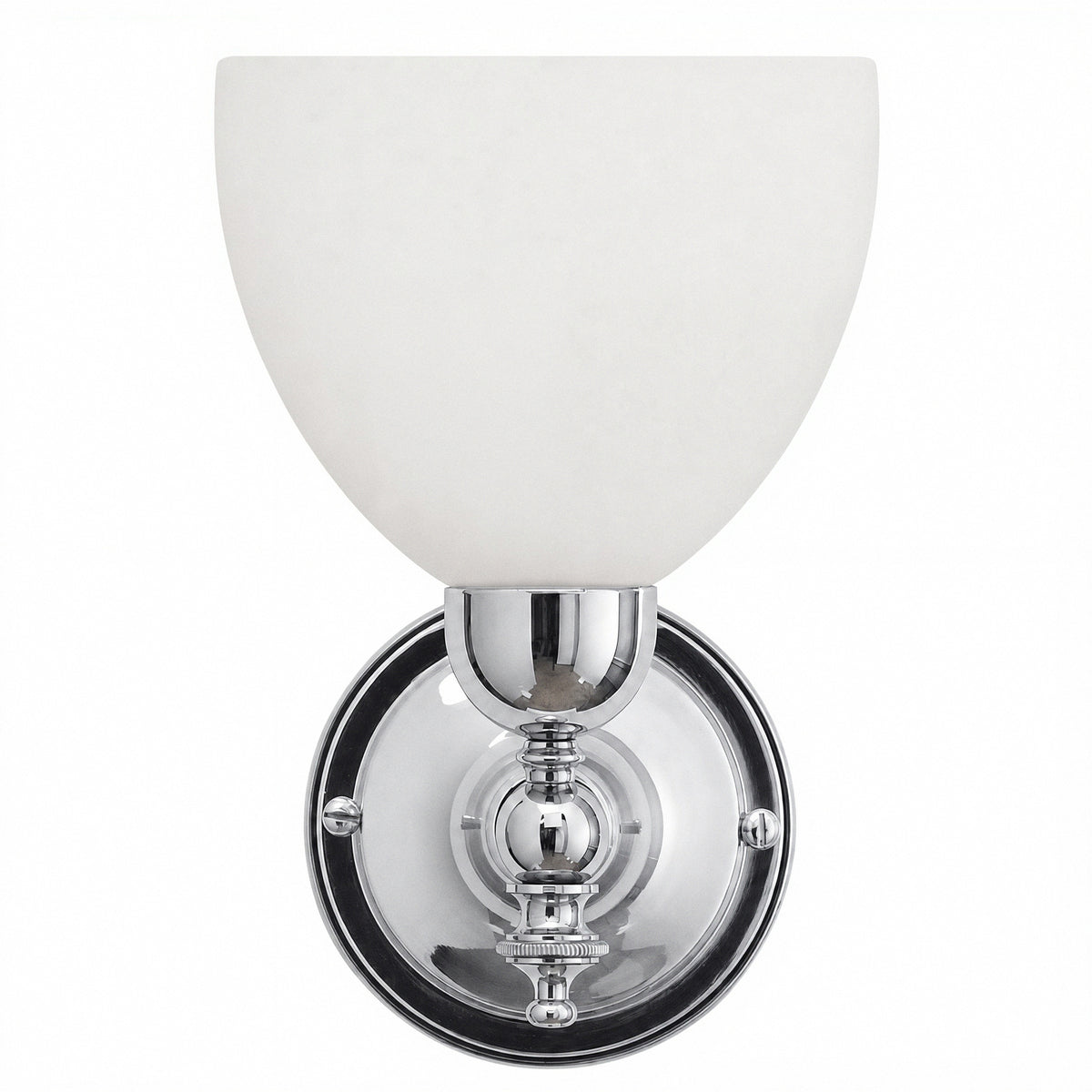 Waubra Wall Light with Decatron Shade, Chrome