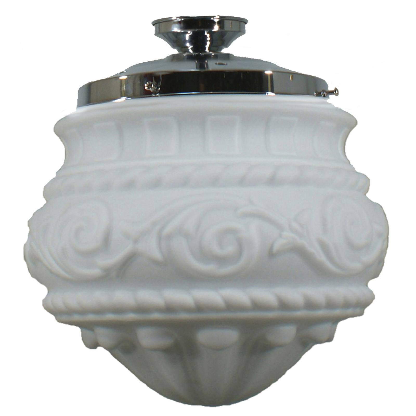 Premier 12'' Opal Matte Batten Fix, Chrome