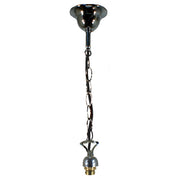 Single Chain Suspension, Black Cord Chrome