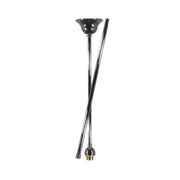 Rod Set 1/2"x 1m (2pc), Chrome