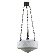 Senator 11'' Opal Matte on 3 Chain Suspension, Patina