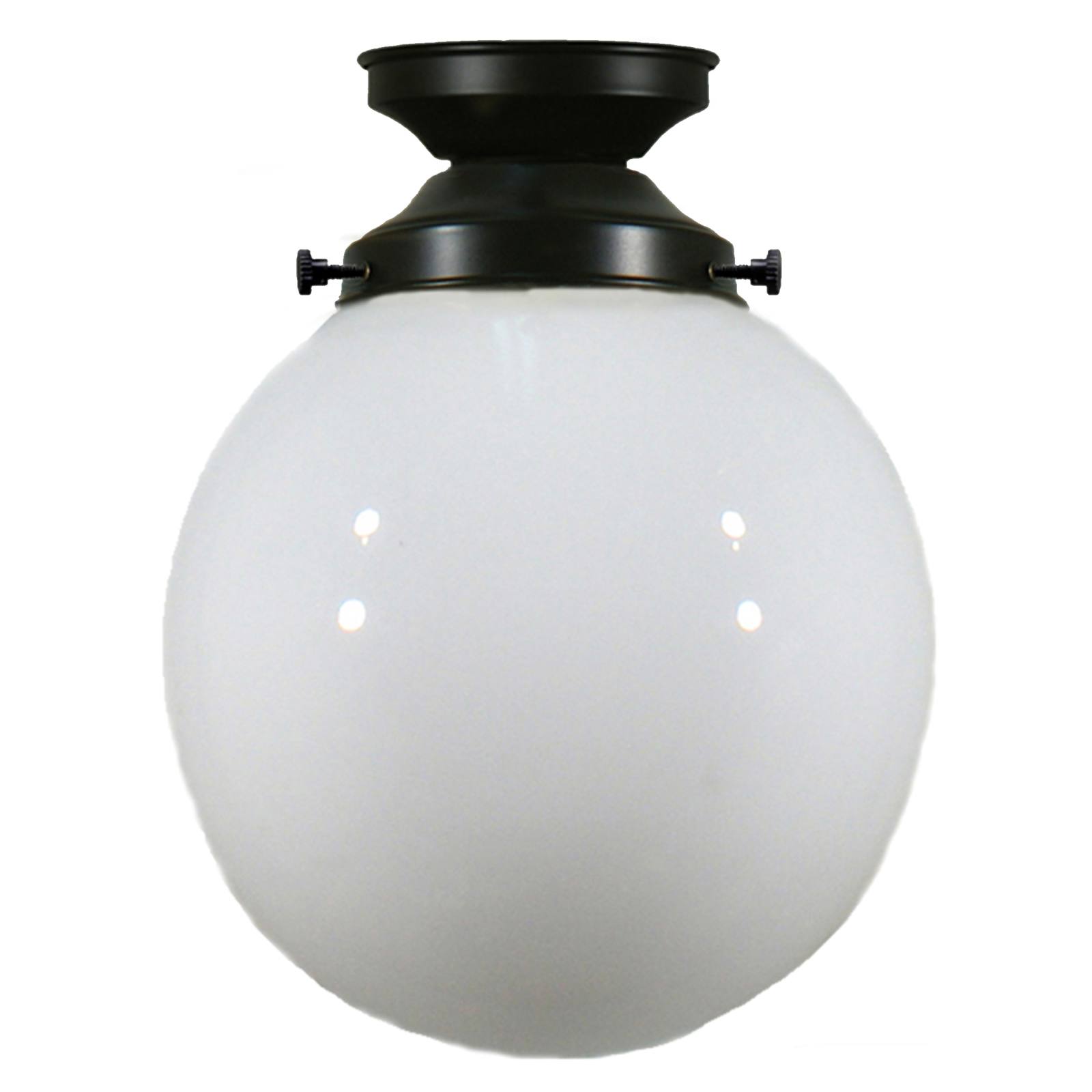 Sphere 6'' Opal Gloss Batten Fix, Patina