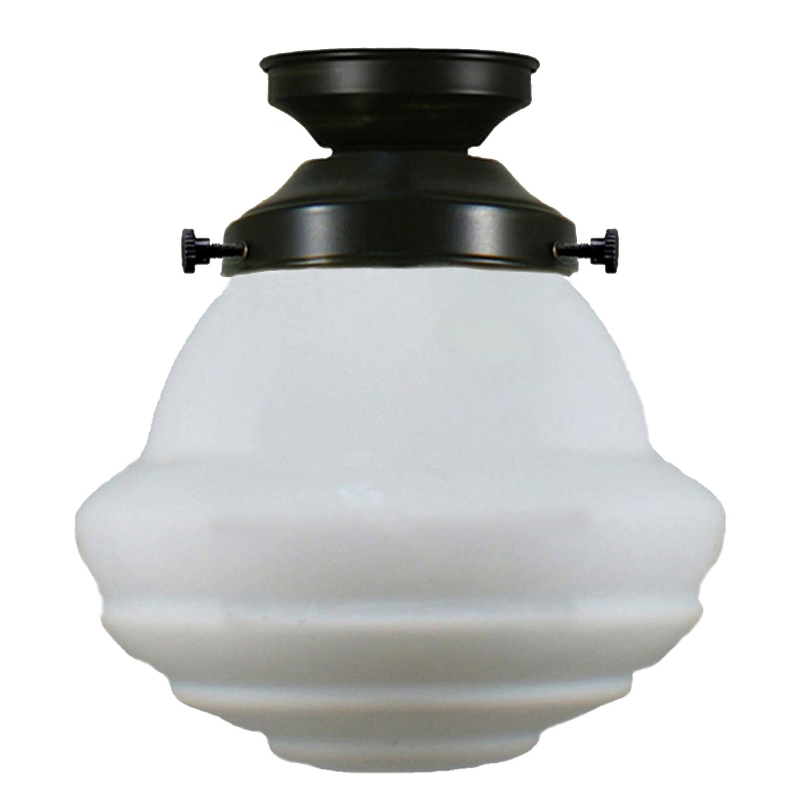 Parkville 9'' Opal Matte Batten Fix, Patina