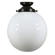 Sphere 10'' Opal Gloss Batten Fix, Patina
