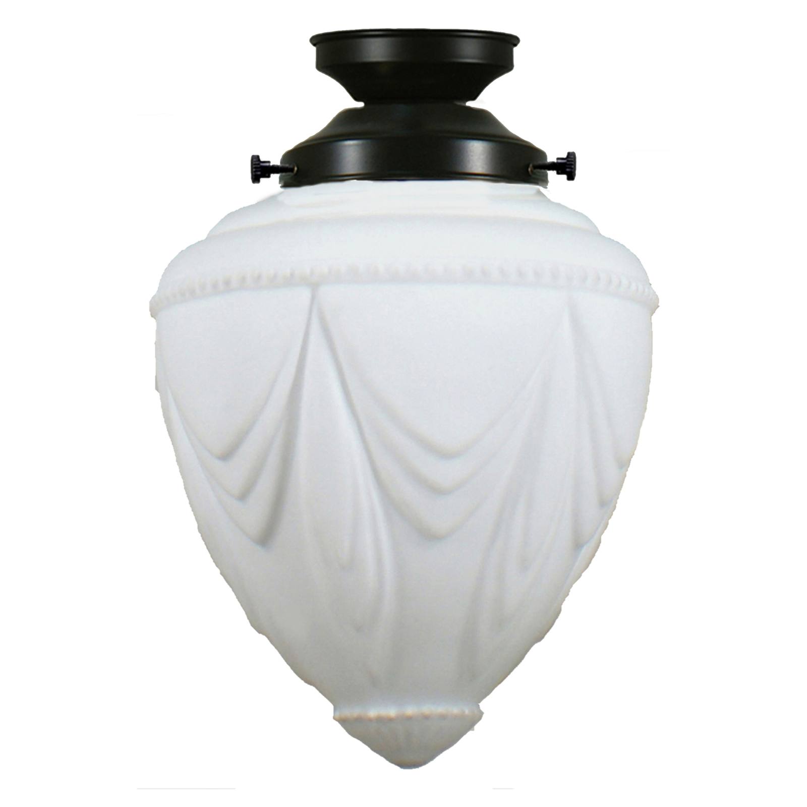 Empire 8'' Opal Matte Batten Fix, Patina