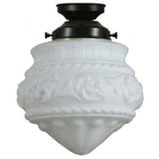Premier 8'' Opal Matte Batten Fix, Patina